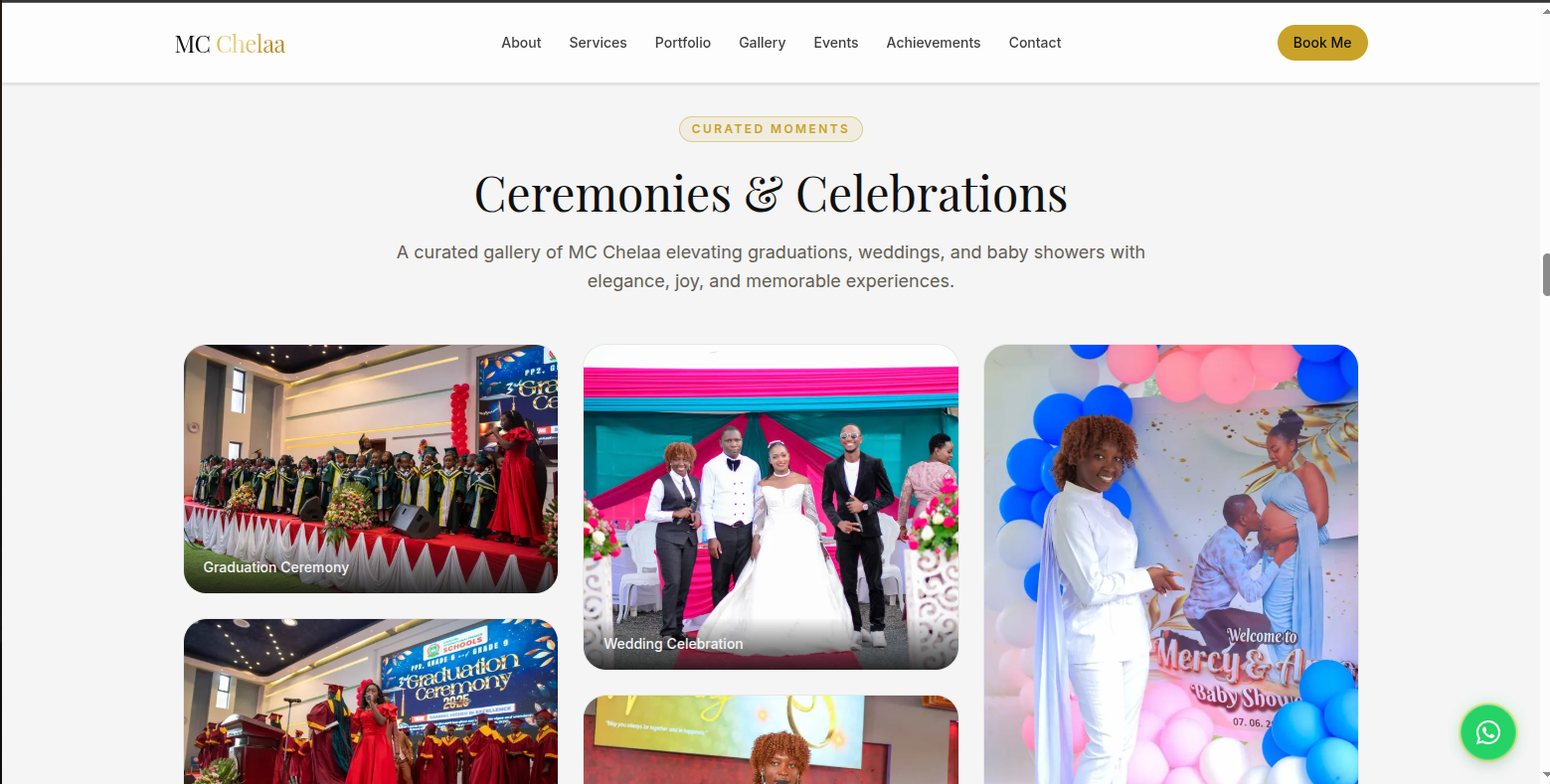 Mc Chelaa – Event Booking Platform