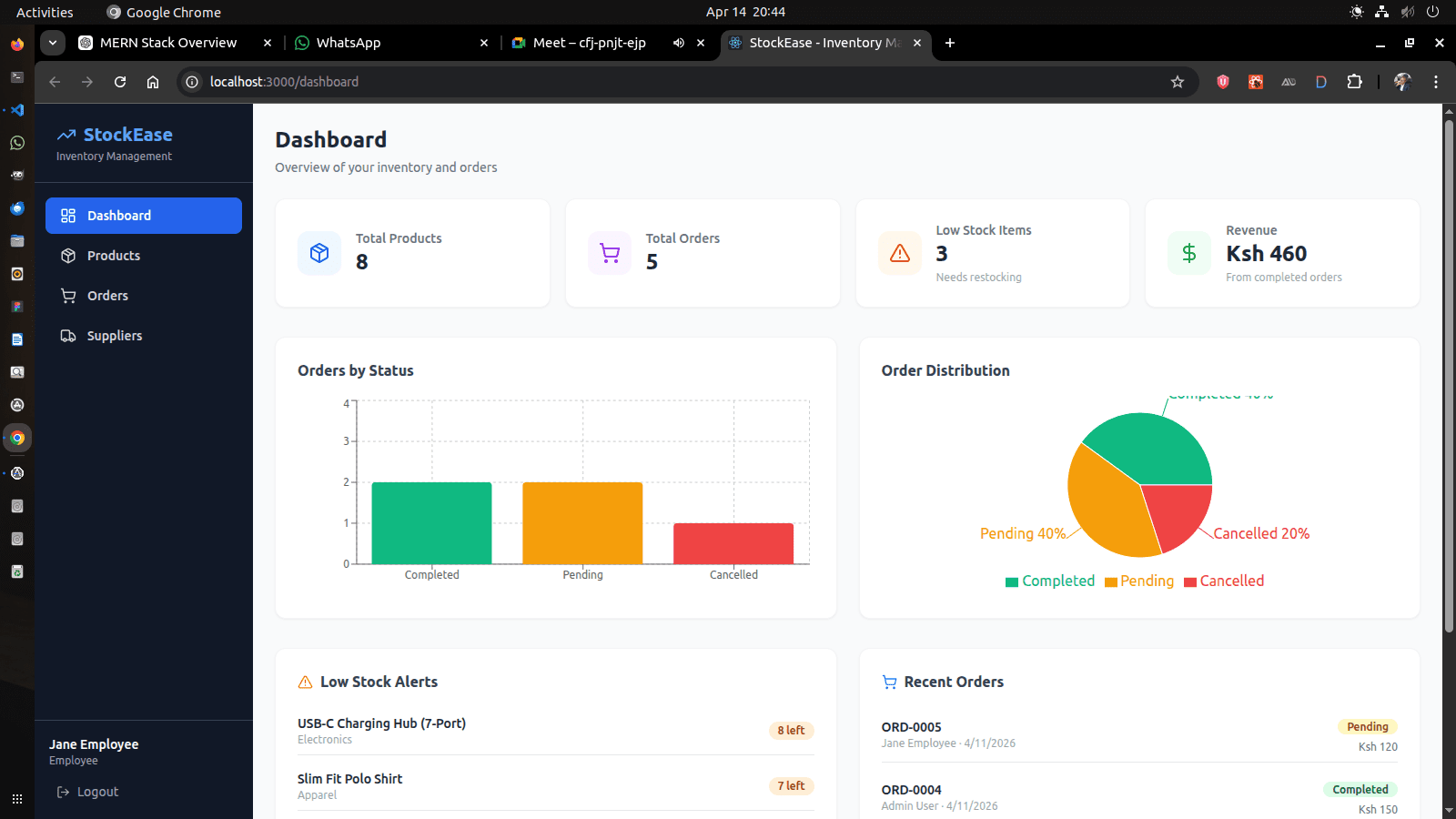 Stockease MIS – Inventory Management System