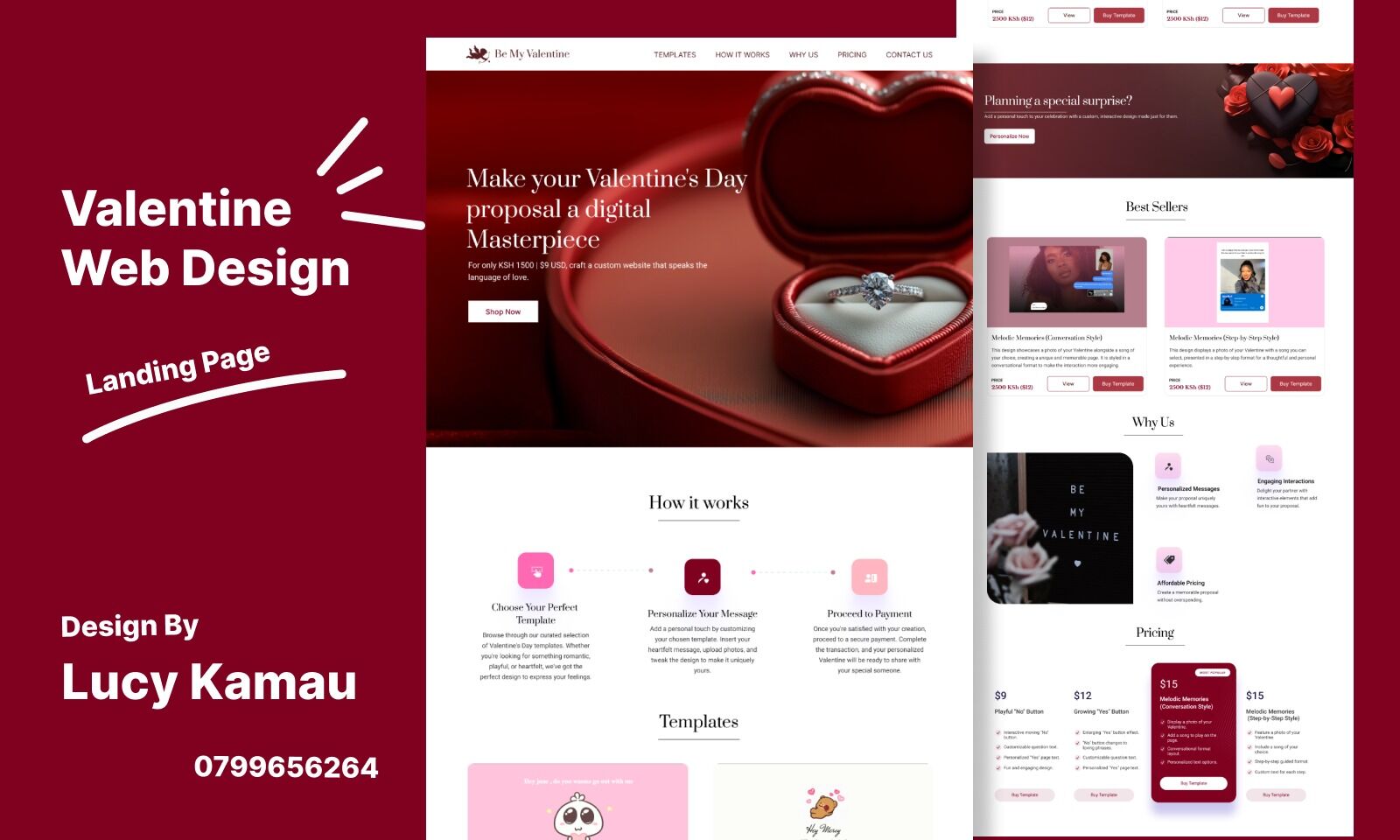 Valentines UI – Seasonal Campaign Microsite